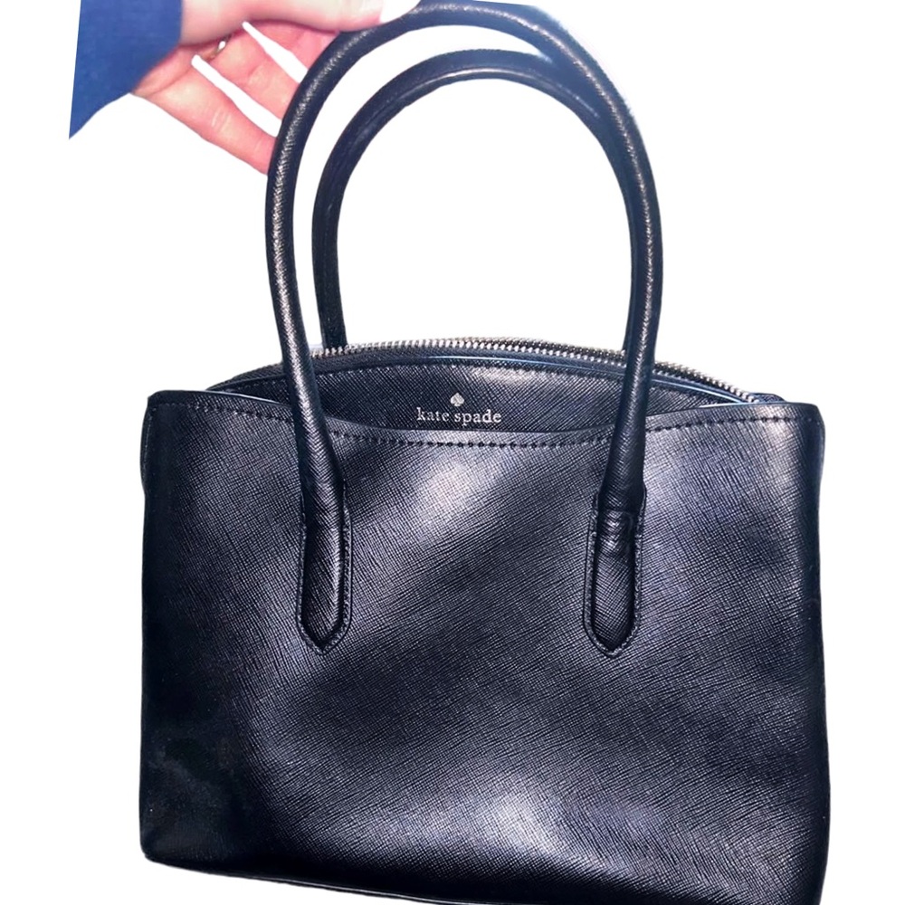 KATE SPADE Black Leather Satchel Madison Dumpling Dolly Phoebe Tote Crossbody - Picture 2 of 6